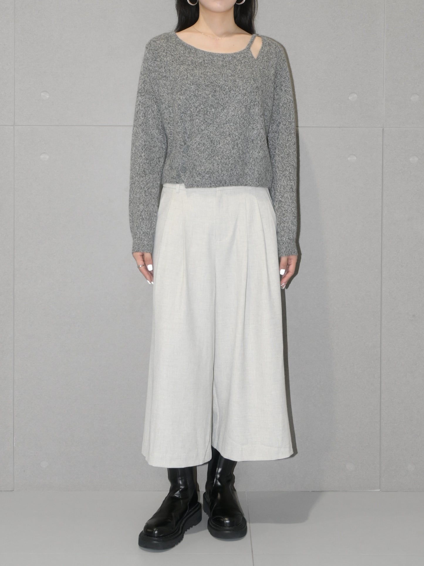Merino Wool Wrap Sweater