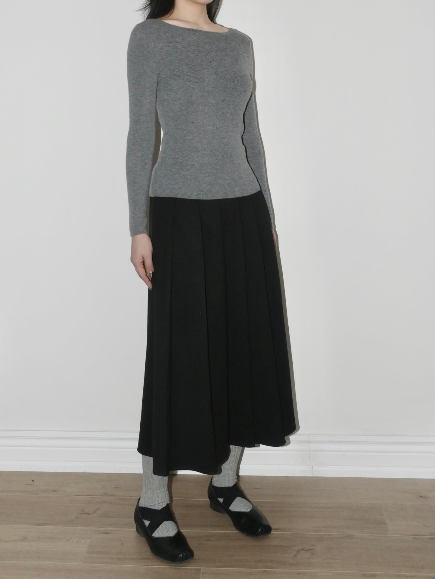 Boatneck Wool Sweater