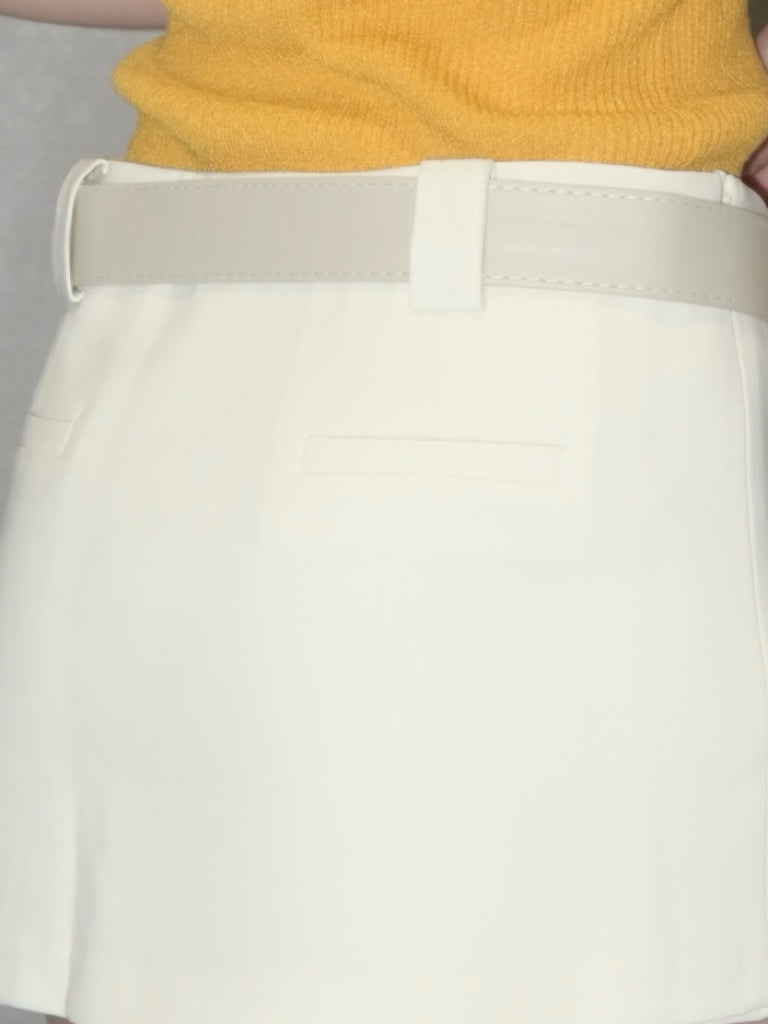 Mid-Waisted Mini Skort