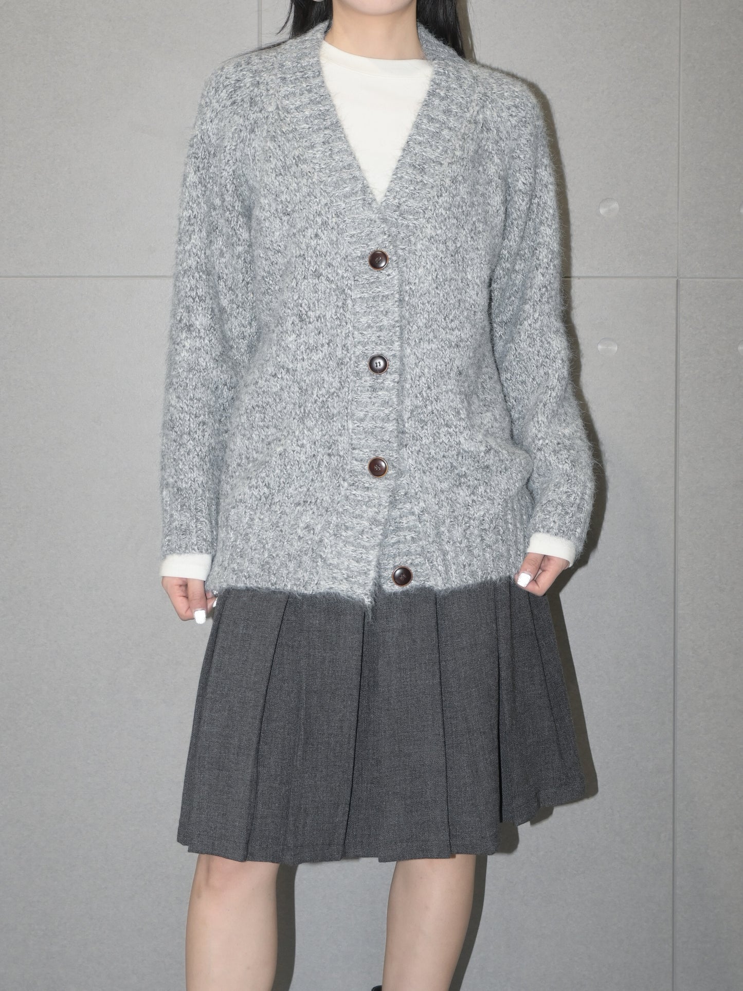 Oversized Merino Wool Cardigan