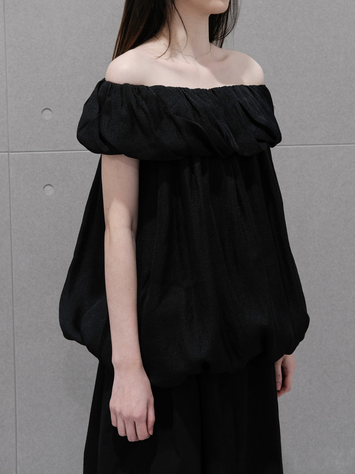 Ruched Off Shoulder Top