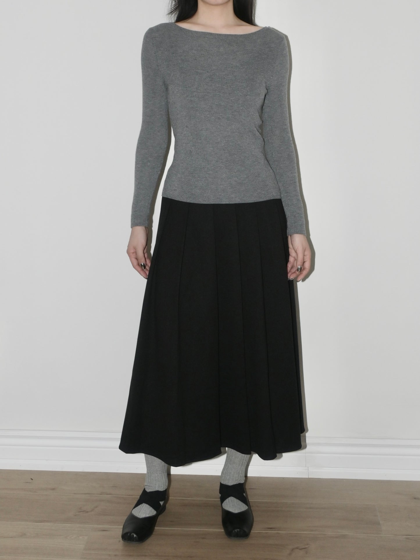 Boatneck Wool Sweater