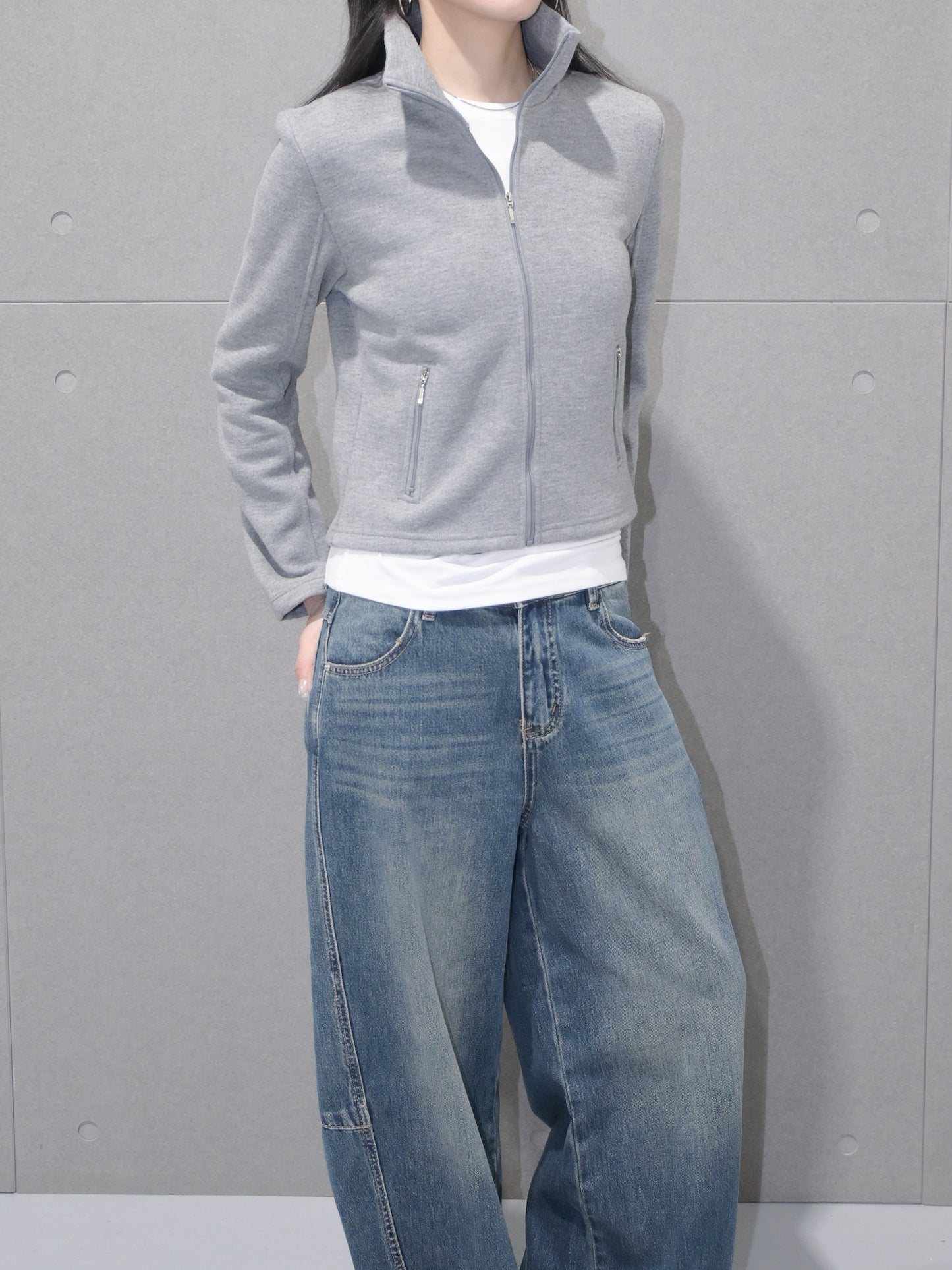 Fitted Zip-Up Jacket