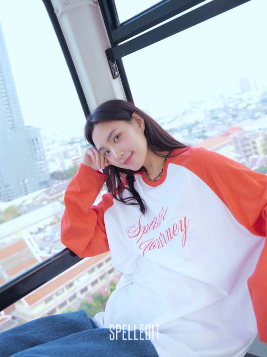 SPELLEDIT CALLIGRAPHY RAGLAN LONG SLEEVE