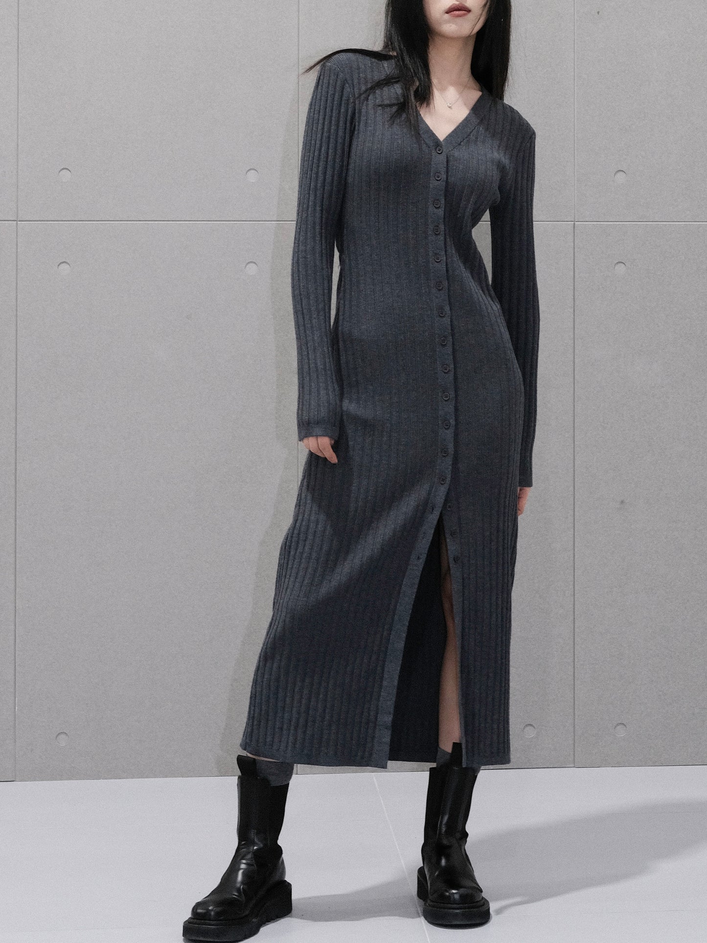 Kelly V Neck Long Cardigan