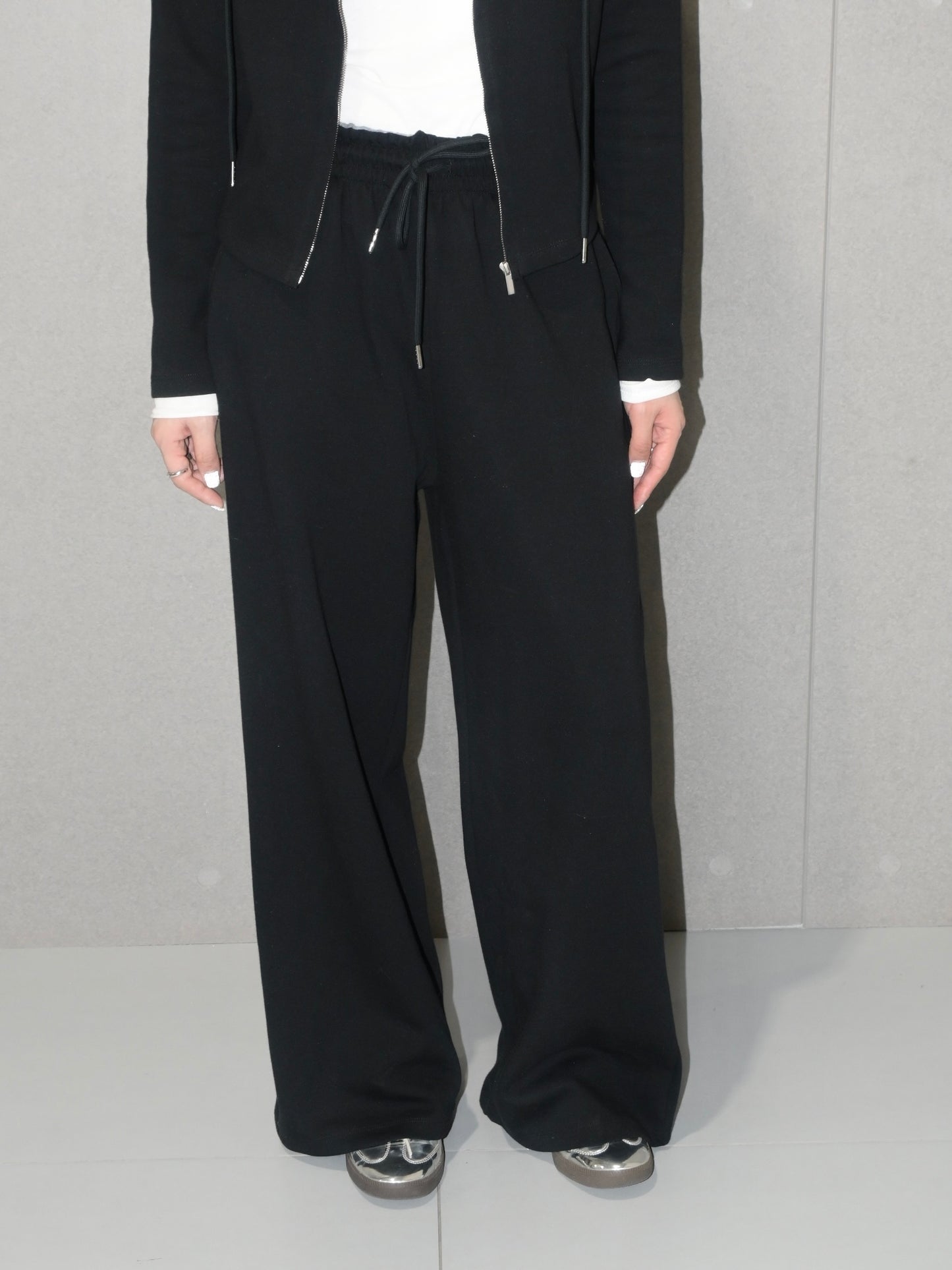 Chic Hoodie Wool Set Pant