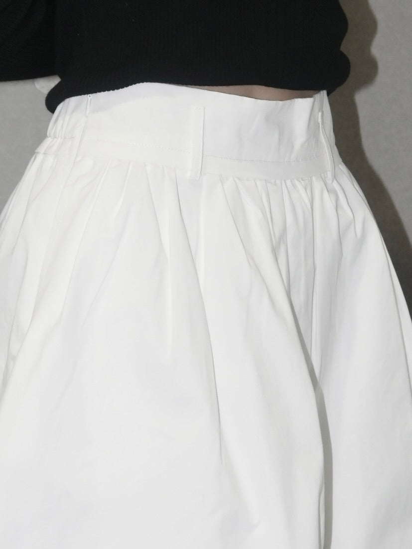 Cotton Midi Skirt