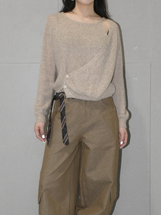 Merino Wool Wrap Sweater