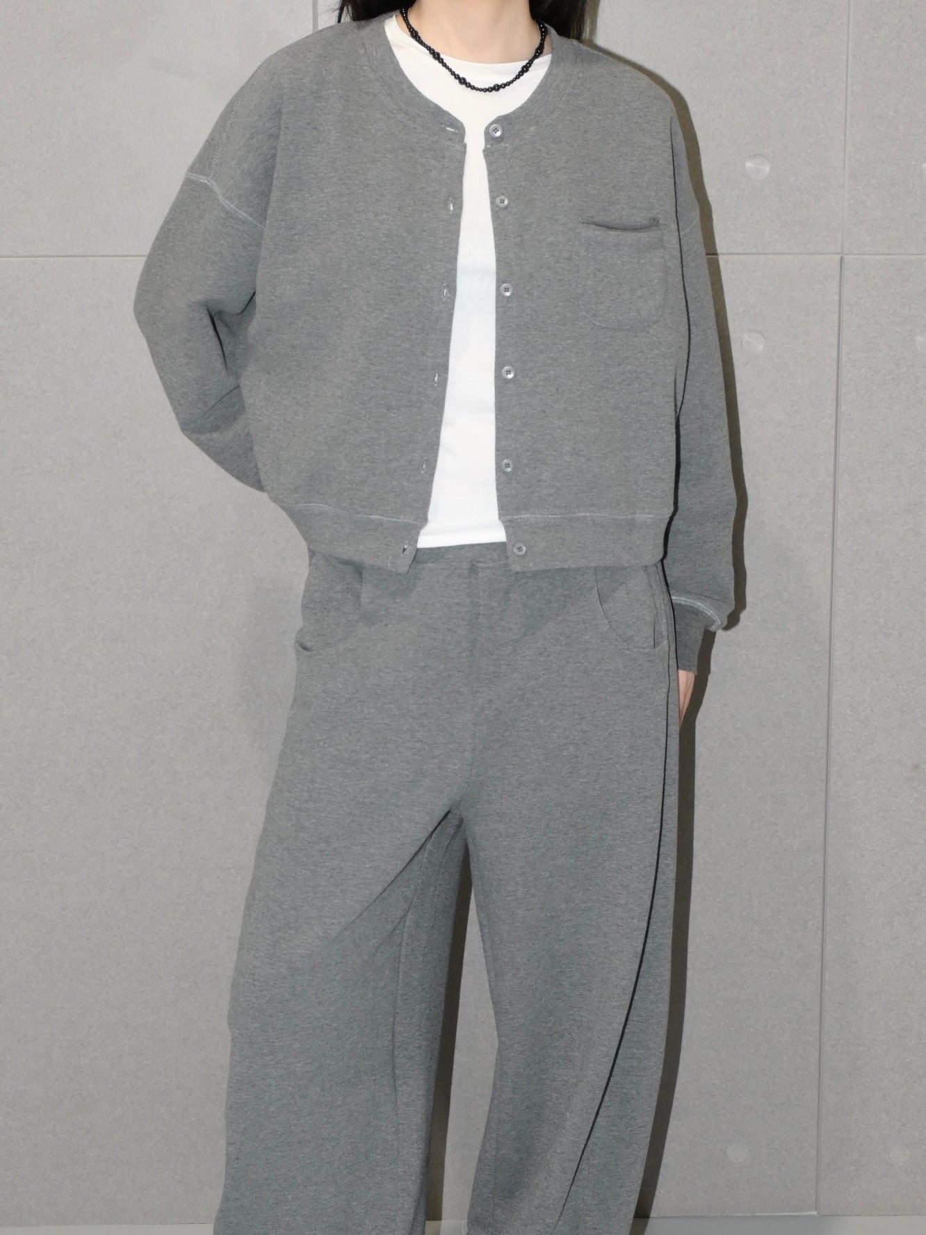 Cozy Textured Set Jacket