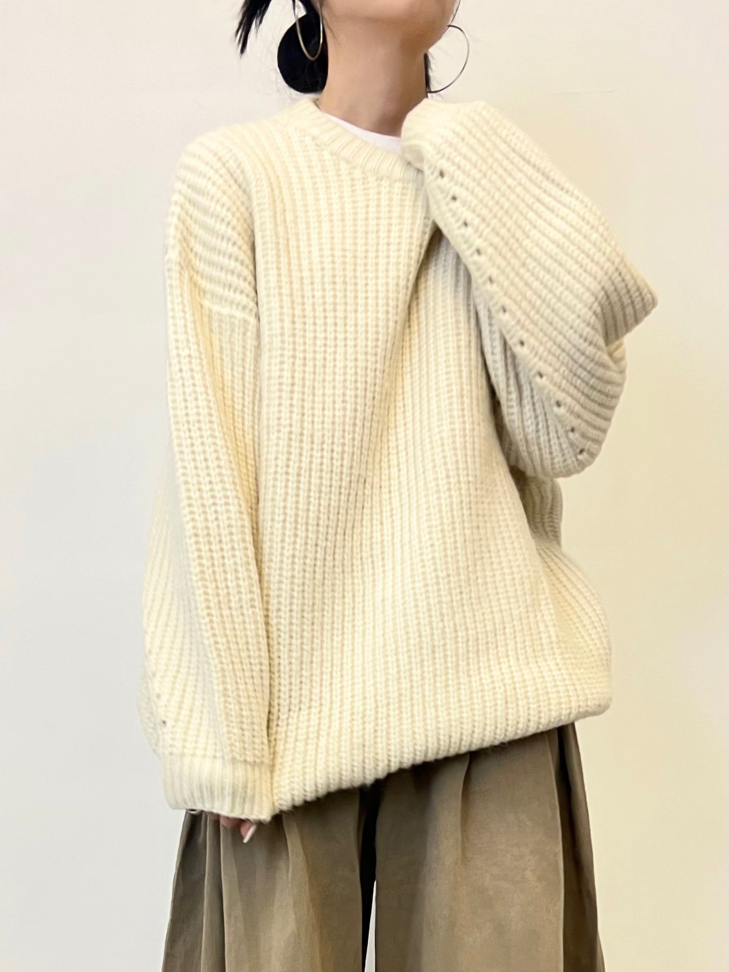 Unisex Cable Knit Sweater