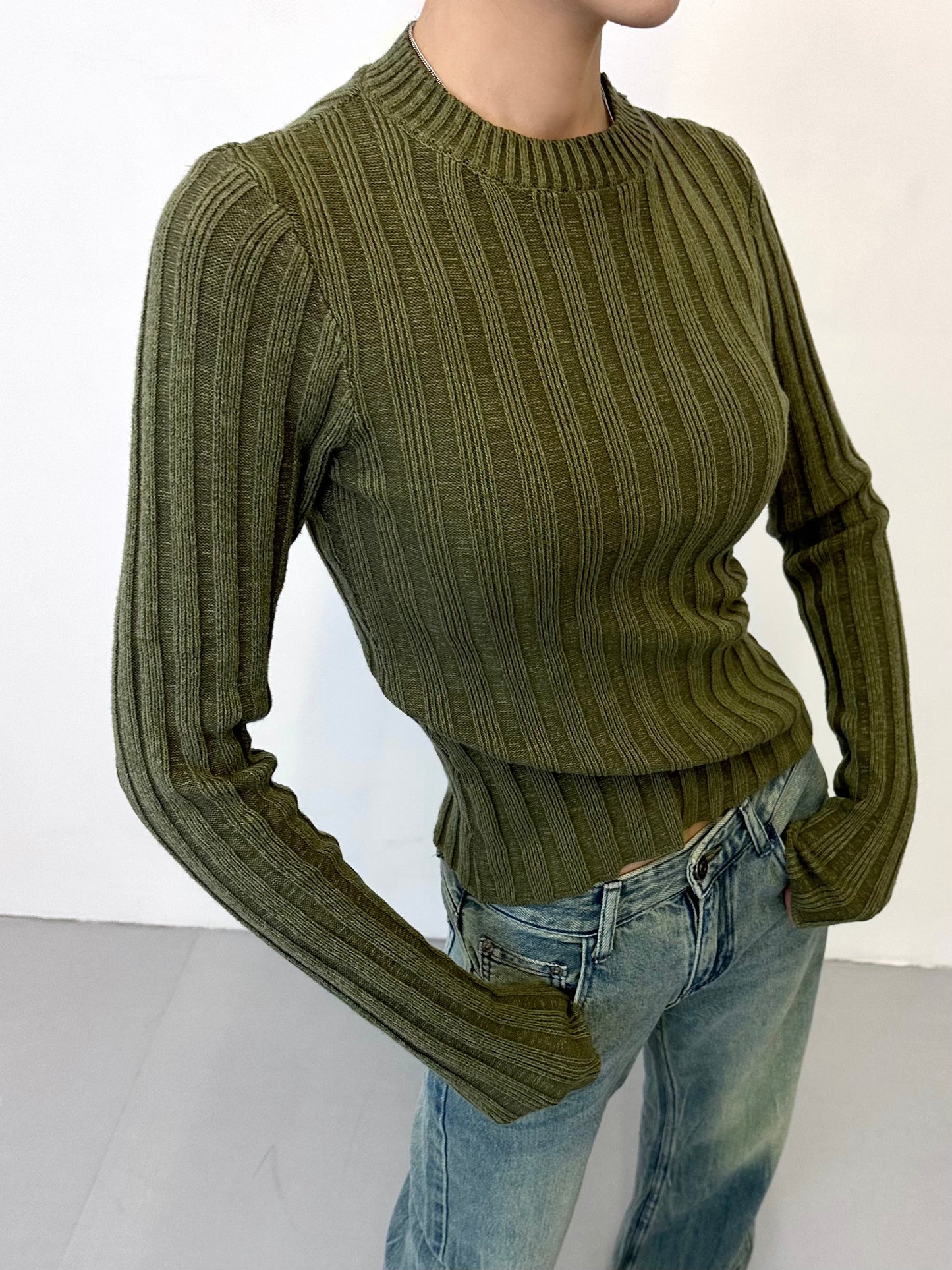 Amelia Ribbed Knit Top
