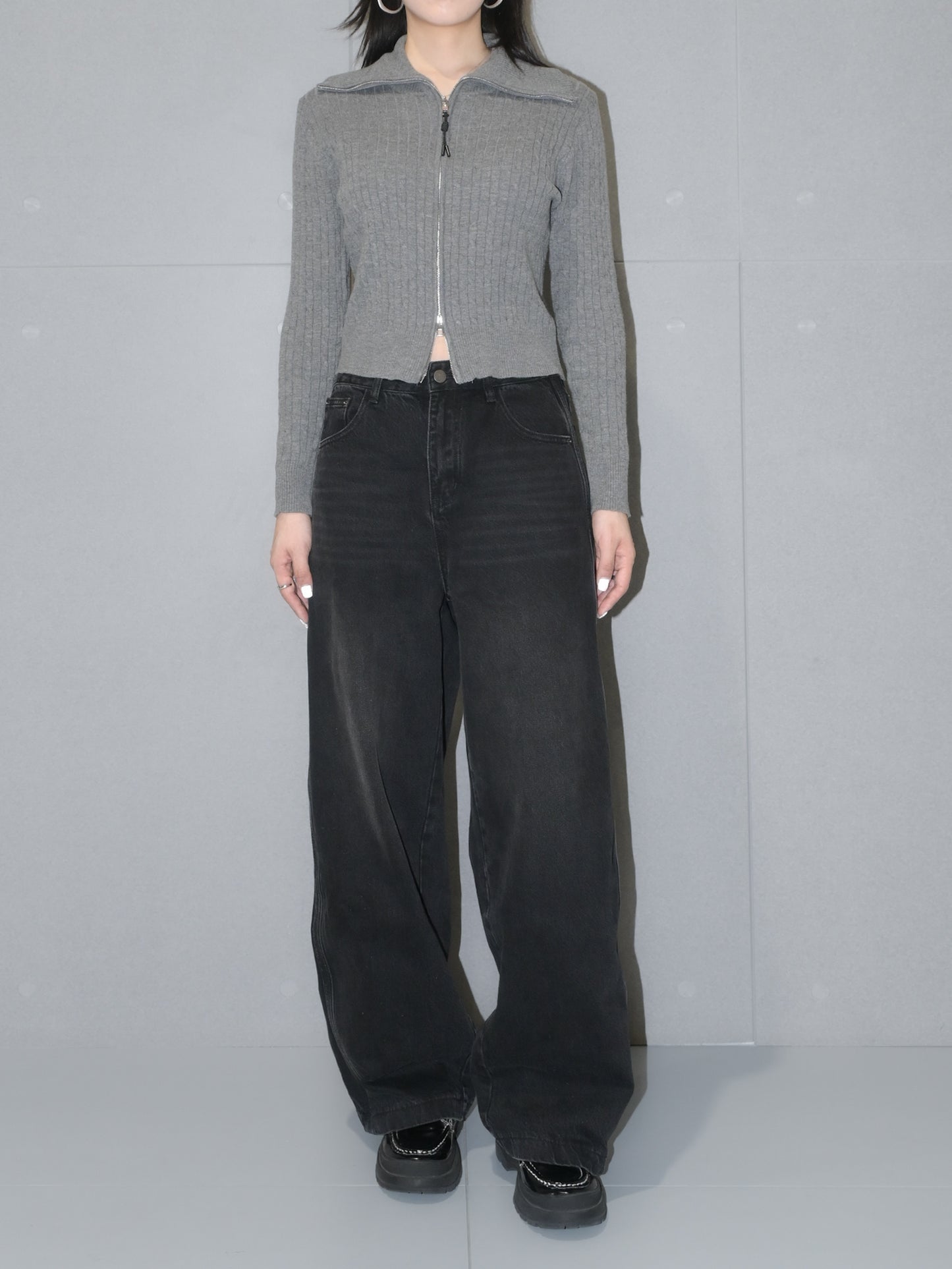 Faded Black Jean
