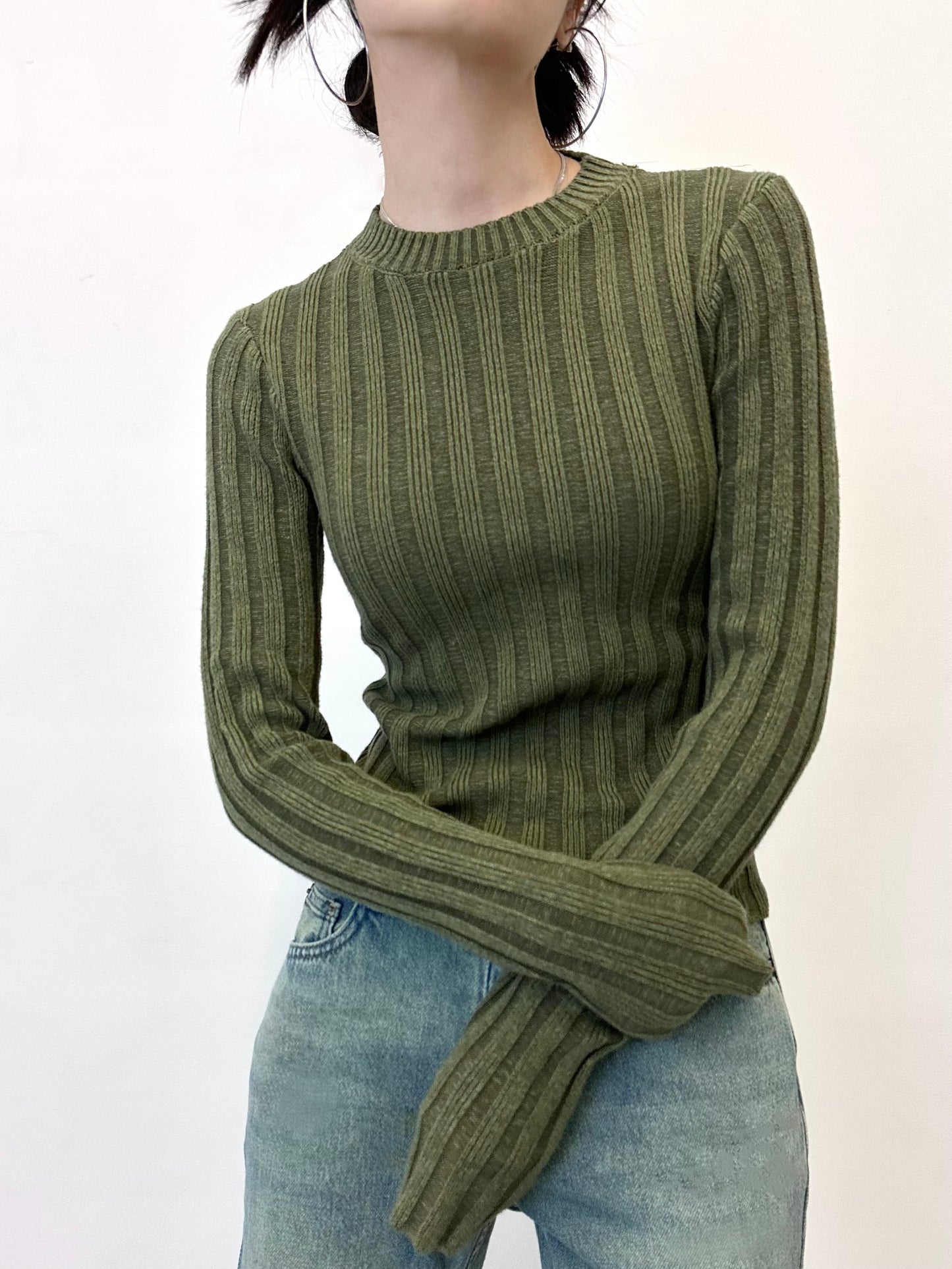Amelia Ribbed Knit Top