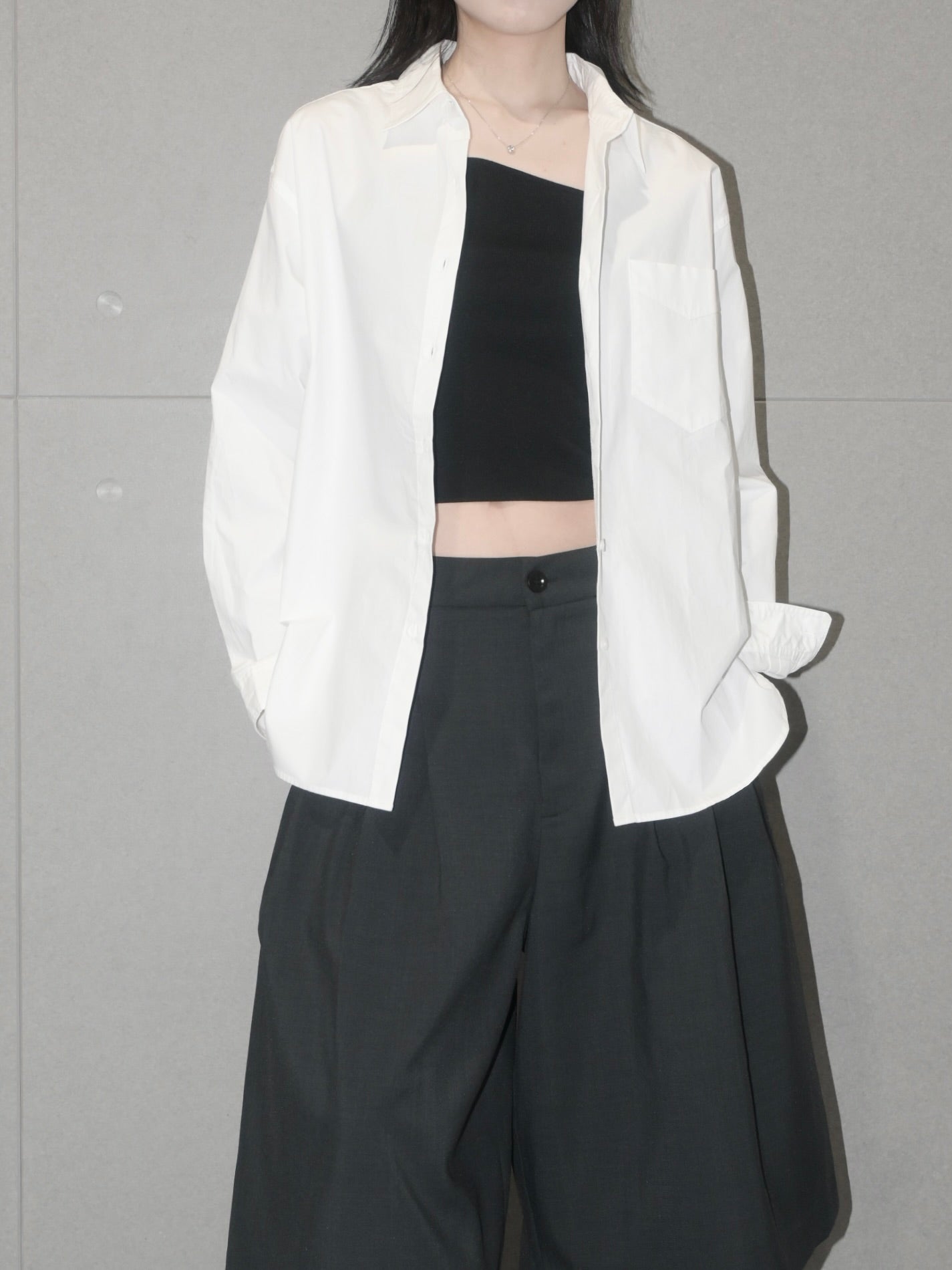 Relaxed Oxford Shirt in White