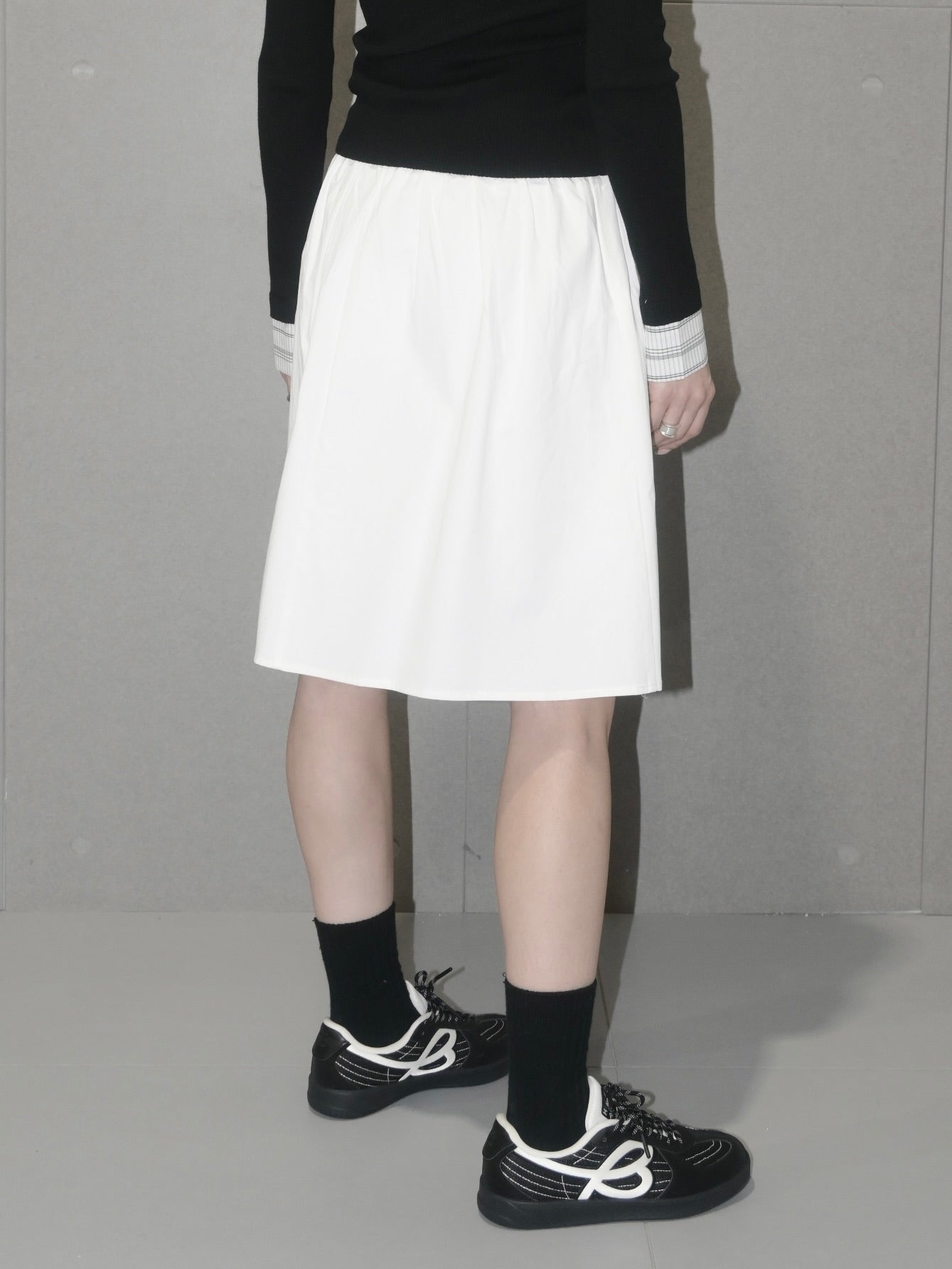 Cotton Midi Skirt
