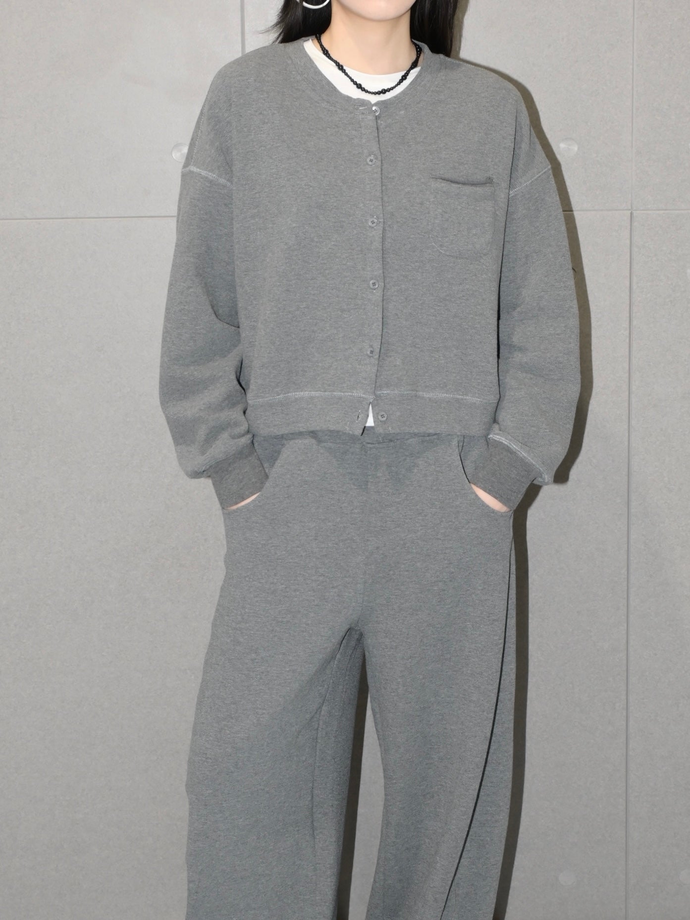 Cozy Textured Set Jacket