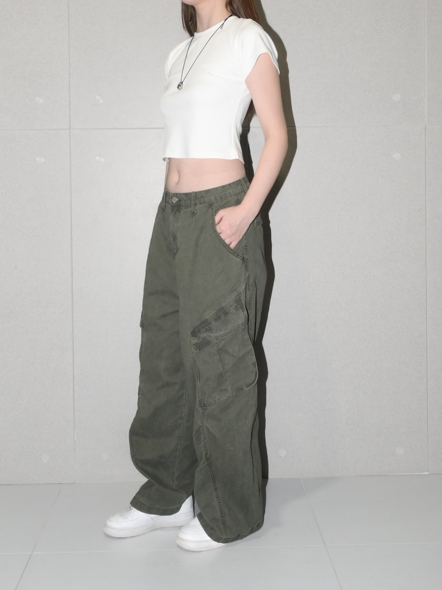 Open Back Crop Tee