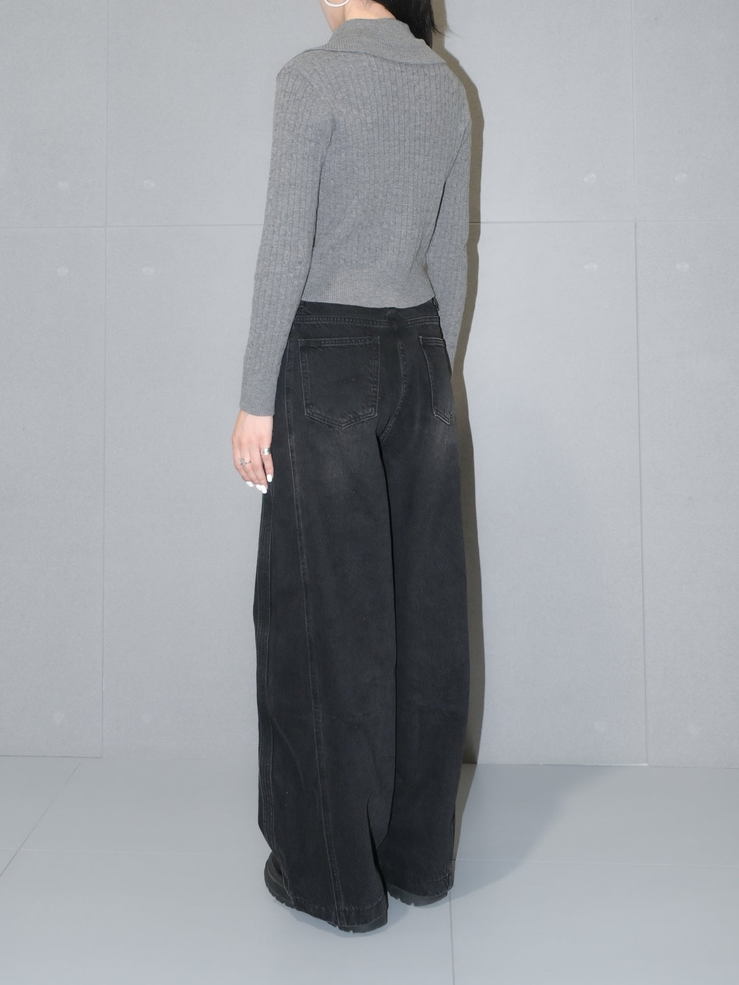 Faded Black Jean
