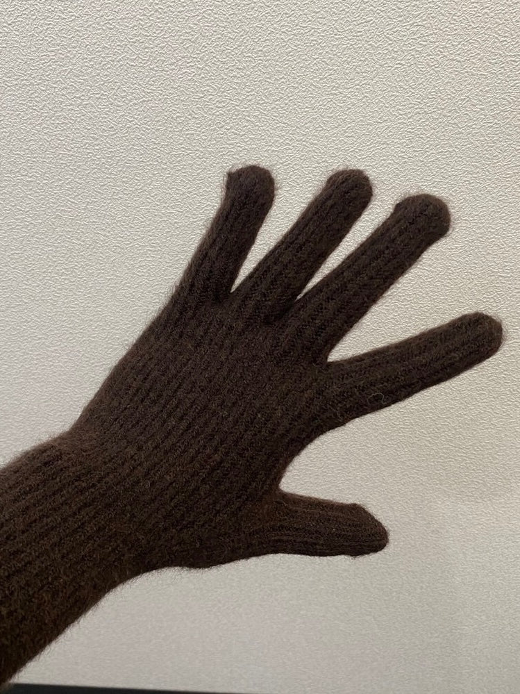 Ribbed Wool Gloves