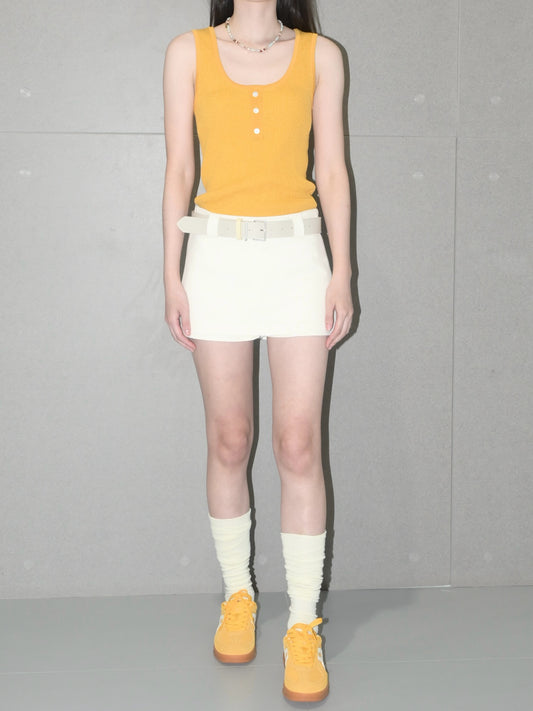 Mid-Waisted Mini Skort
