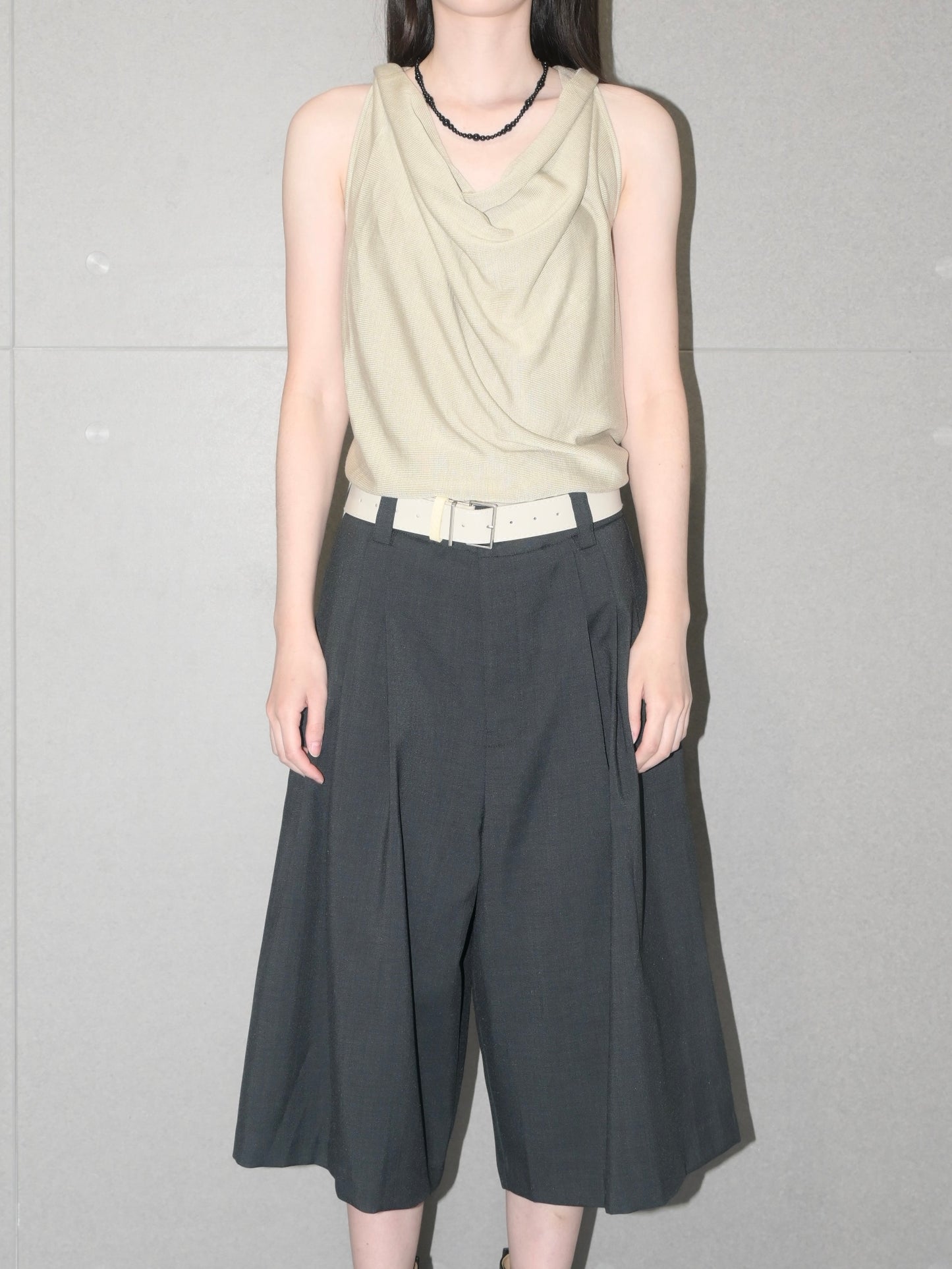 Cowl Neck Halter Top