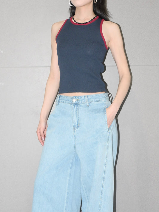 Contrast Trim Tank Top