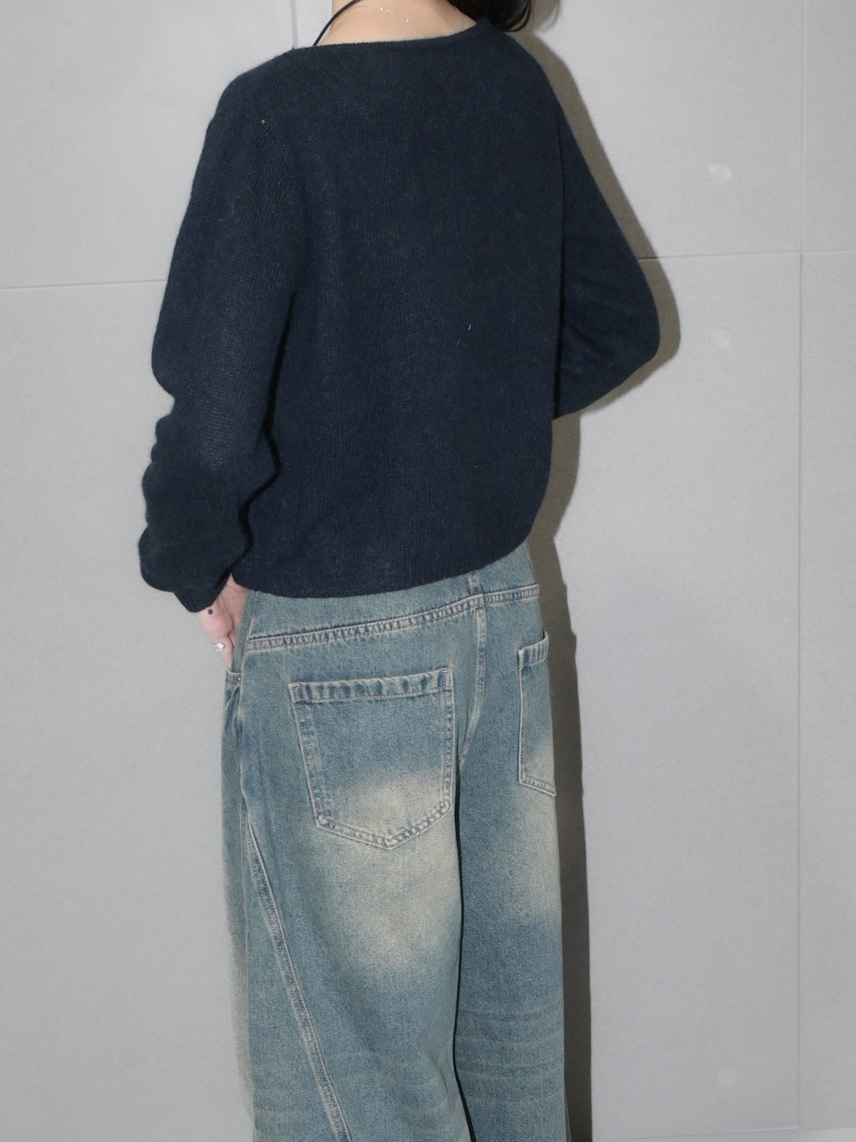 Merino Wool Wrap Sweater