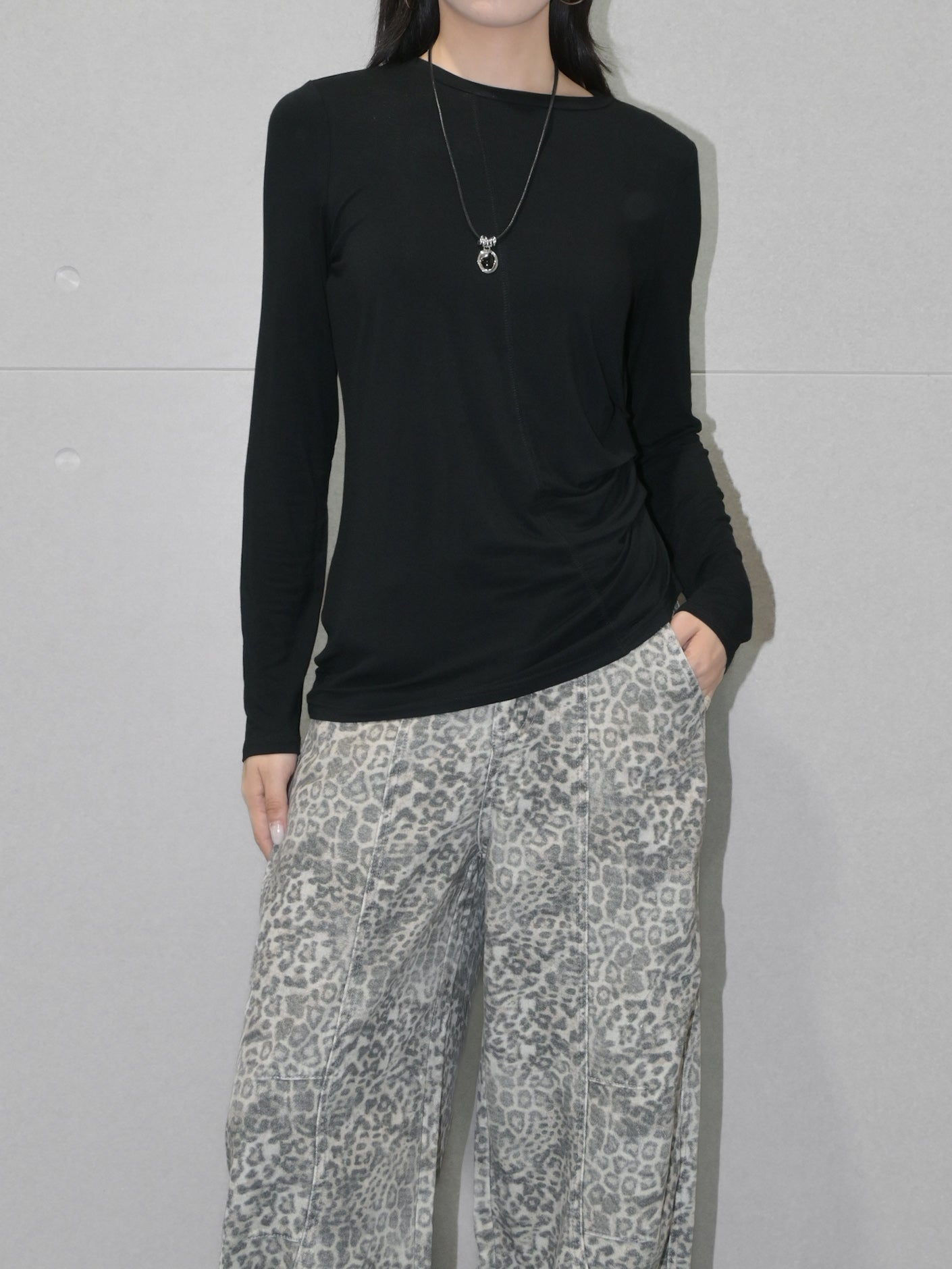Contrast Stitching Longsleeve