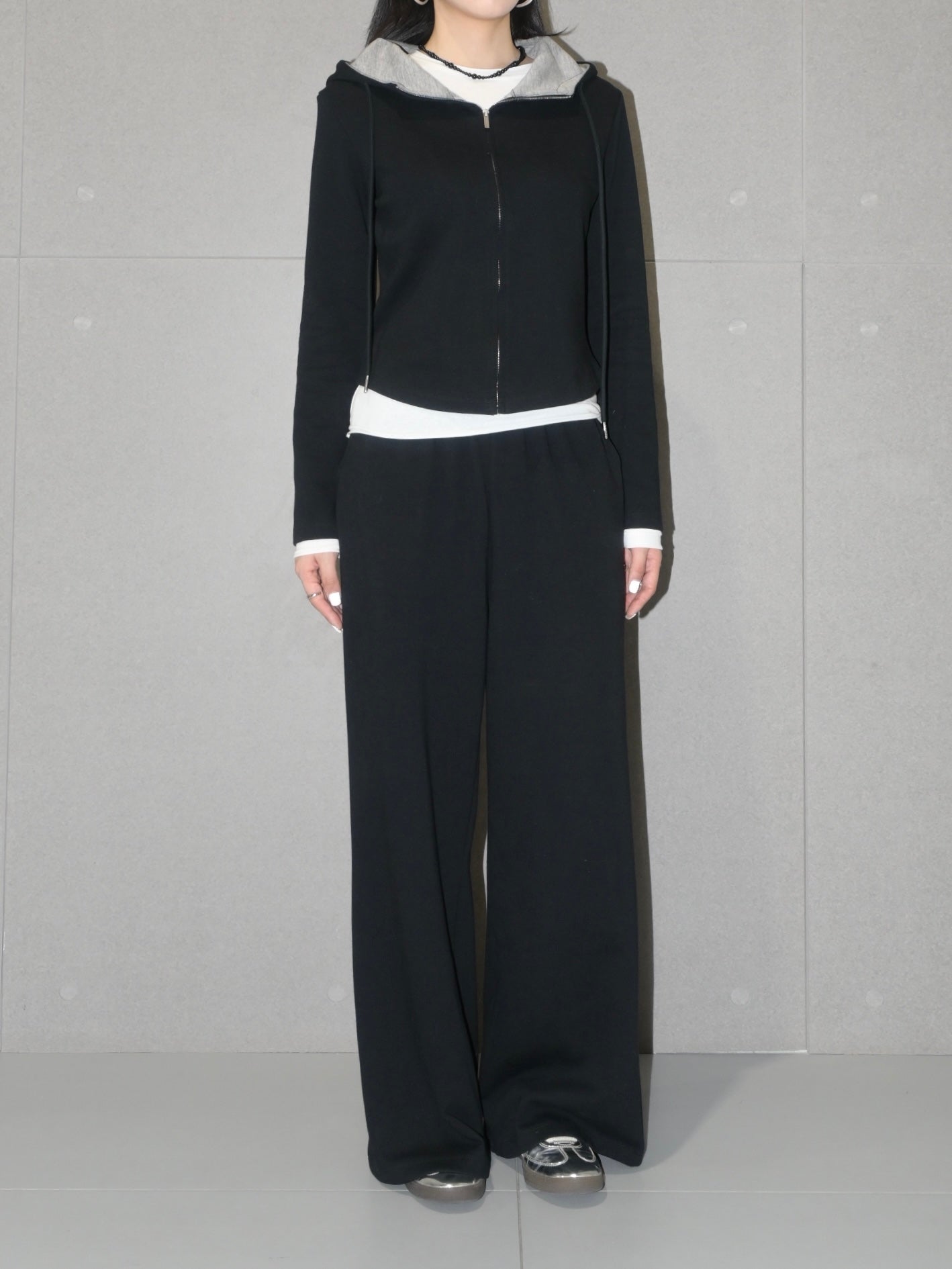 Chic Hoodie Wool Set Pant