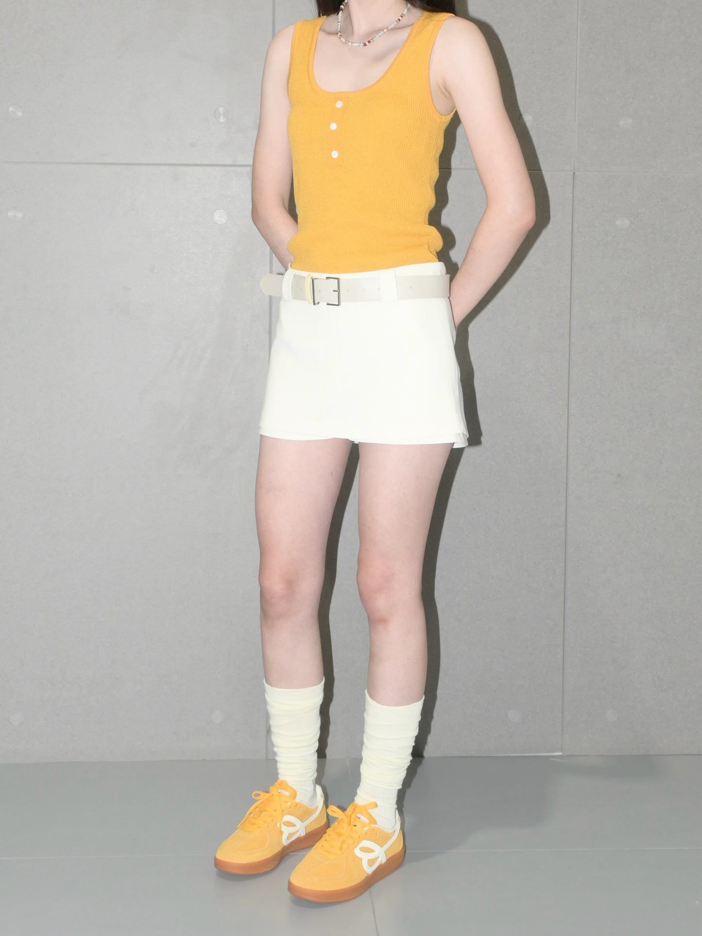 Mid-Waisted Mini Skort