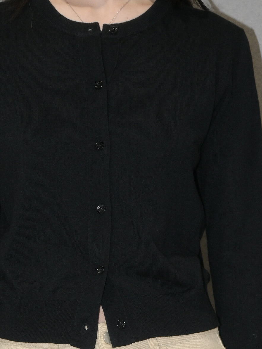 Crew Neck Cardigan