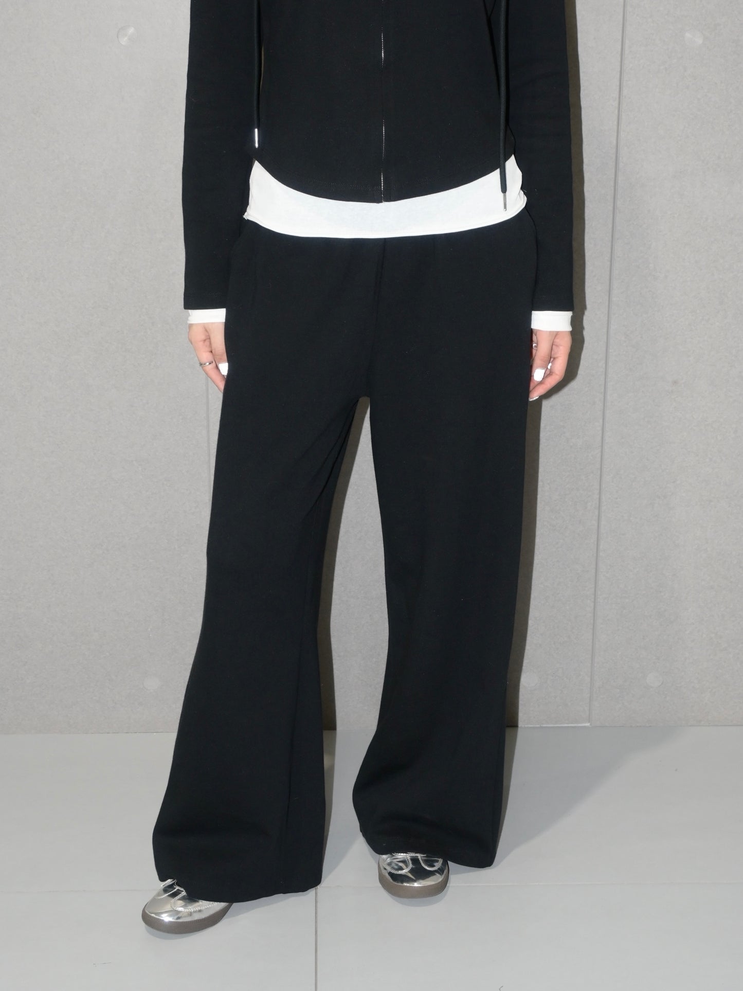 Chic Hoodie Wool Set Pant