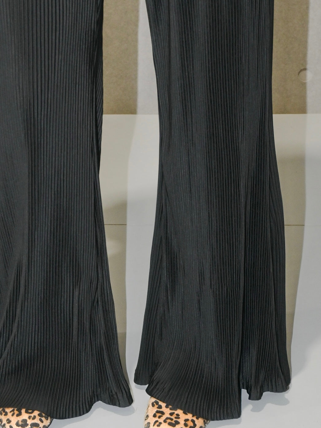 Flare Pleated Pants