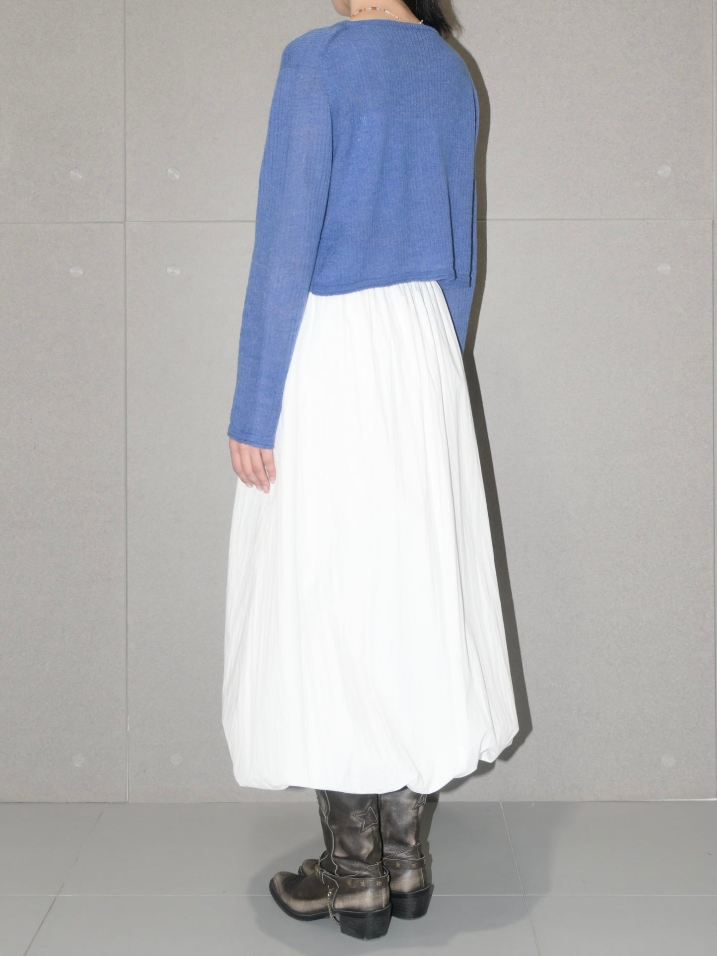 Crop Wool Cardigan