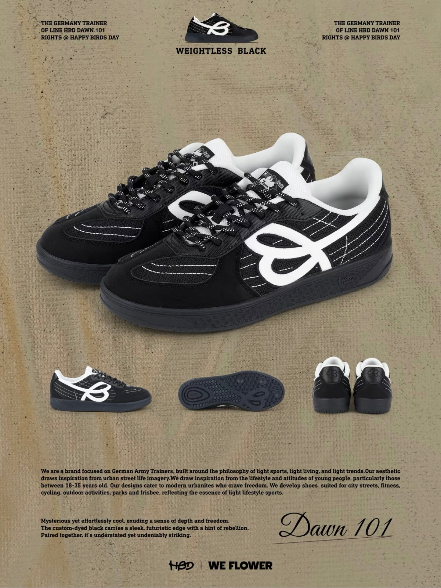 HBDxWe Flower Sneakers