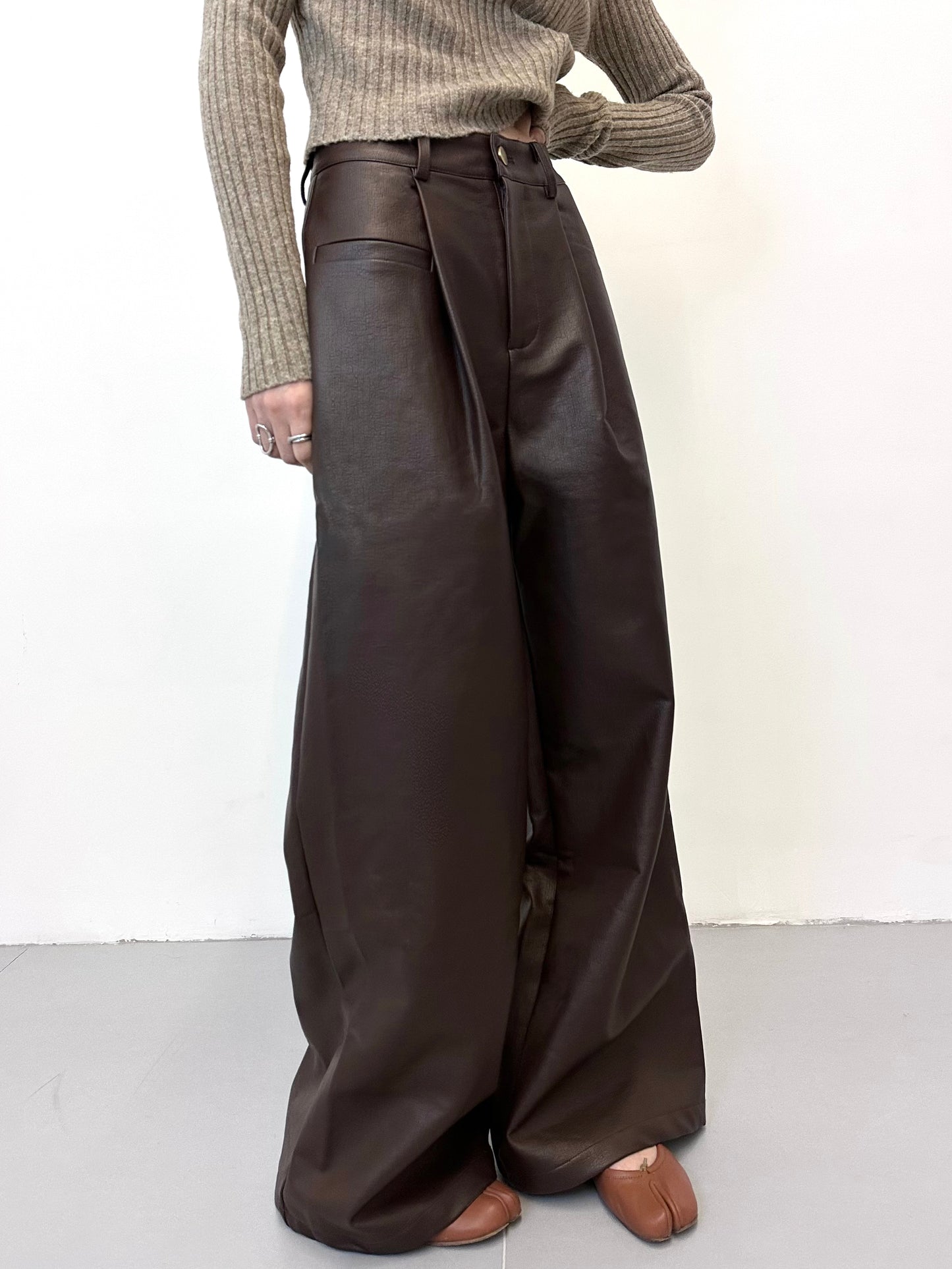 Lilith Crinkle Wide Leg Pants