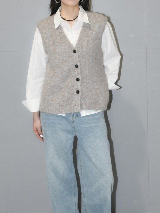 Fuzzy Sweater Vest