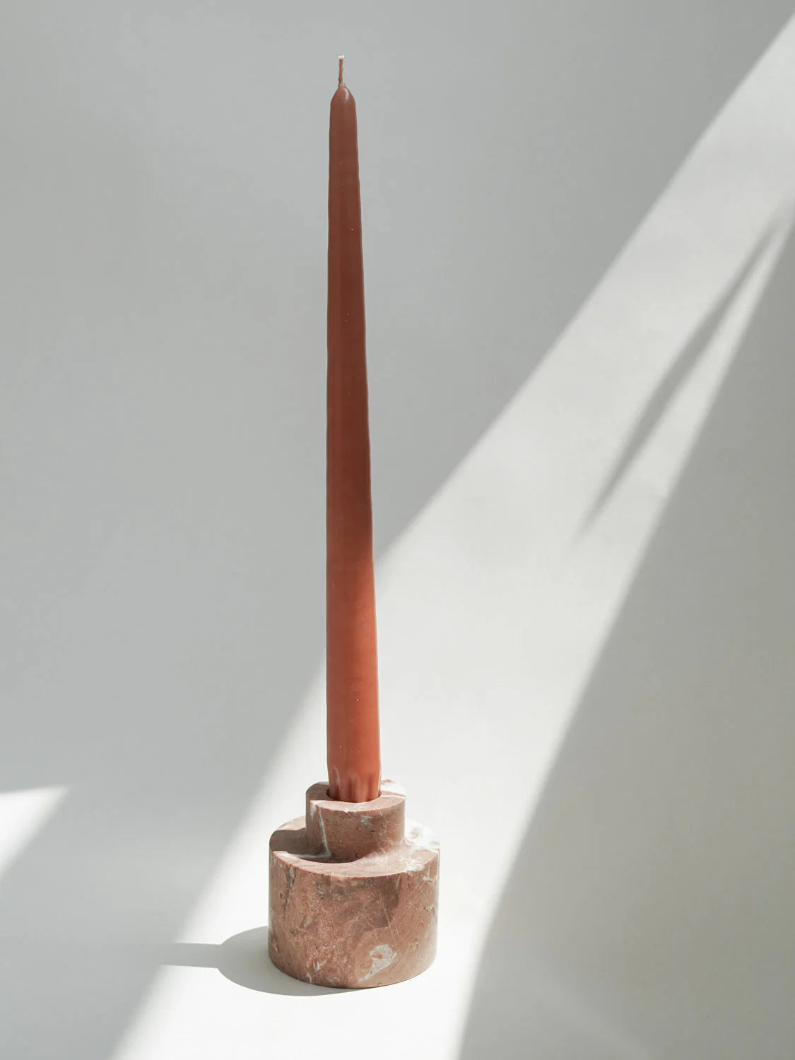 Serene Marble Holder in Coral Red