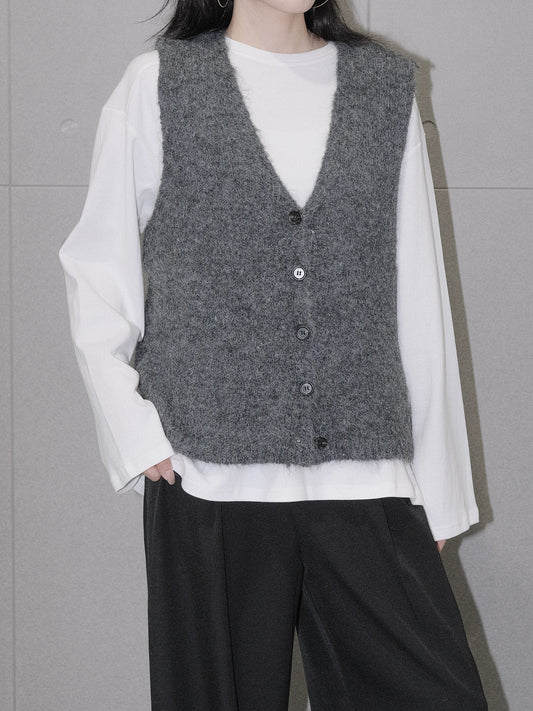 Fuzzy Sweater Vest