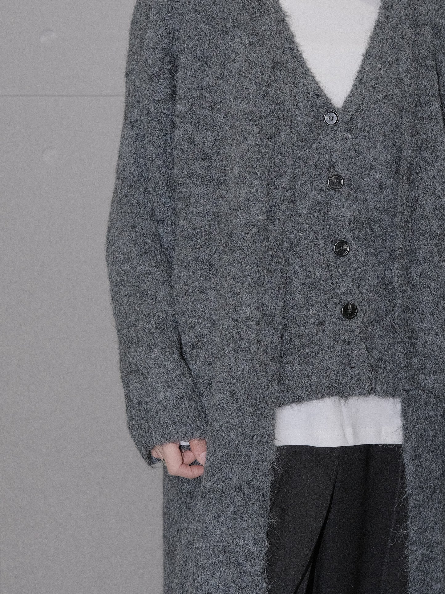 Fuzzy Sweater Cardigan