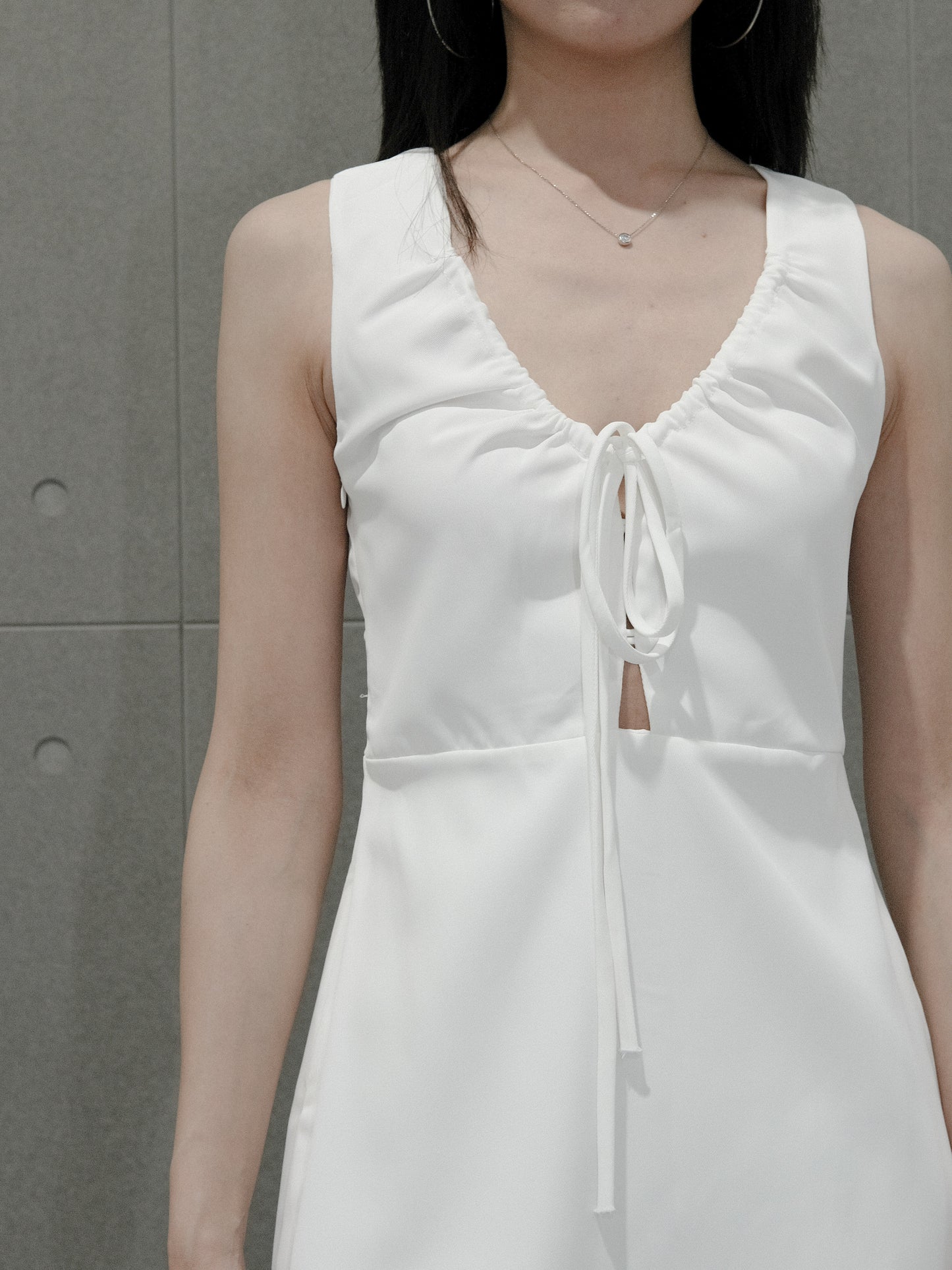 Tie Front Mini Dress