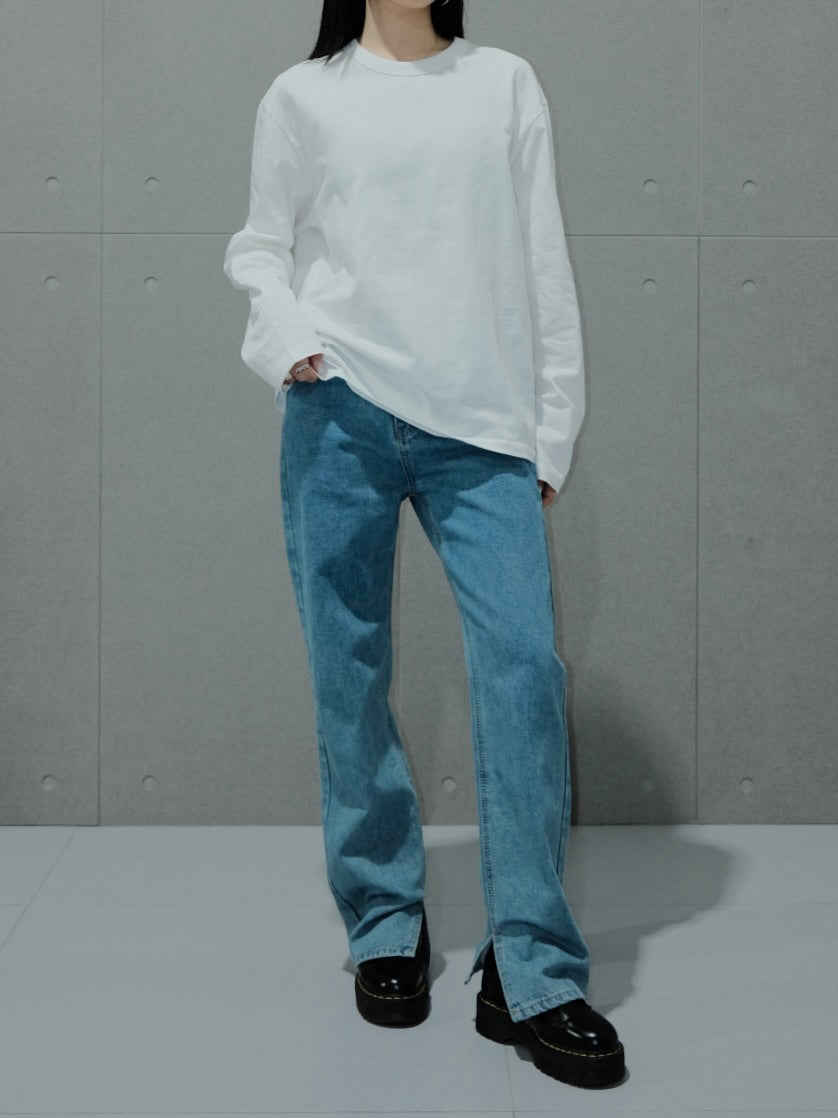 High Rise Straight Jeans