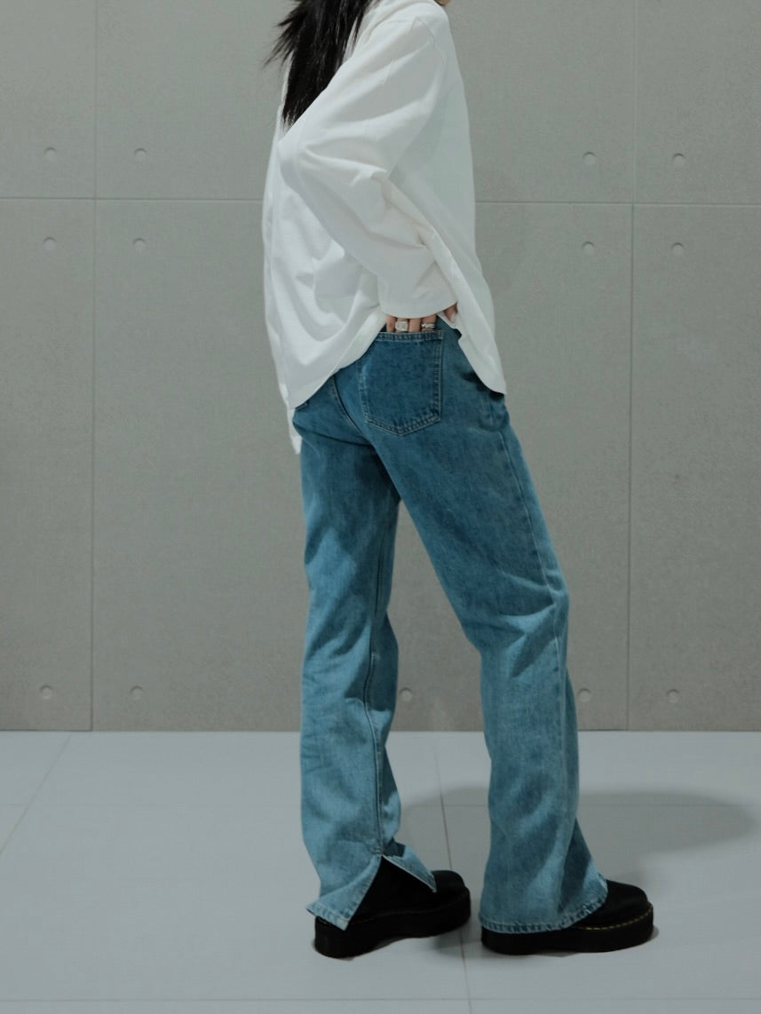 High Rise Straight Jeans