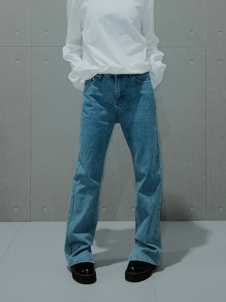 High Rise Straight Jeans