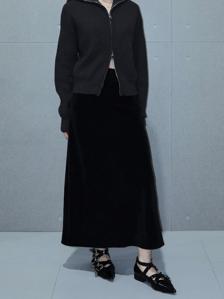 High-Rise Maxi Skirt