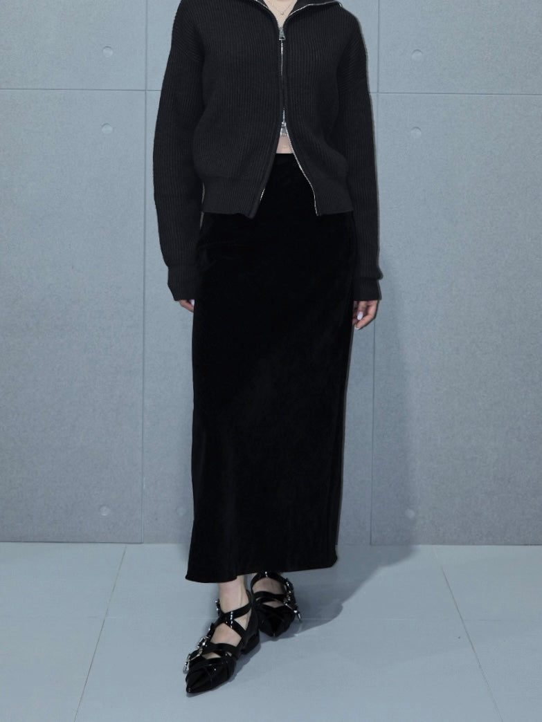 High-Rise Maxi Skirt