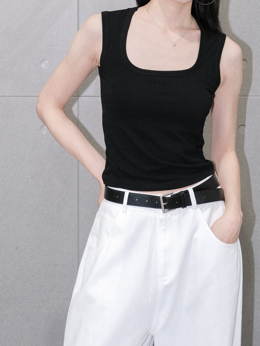 Cotton Scoopneck Tank