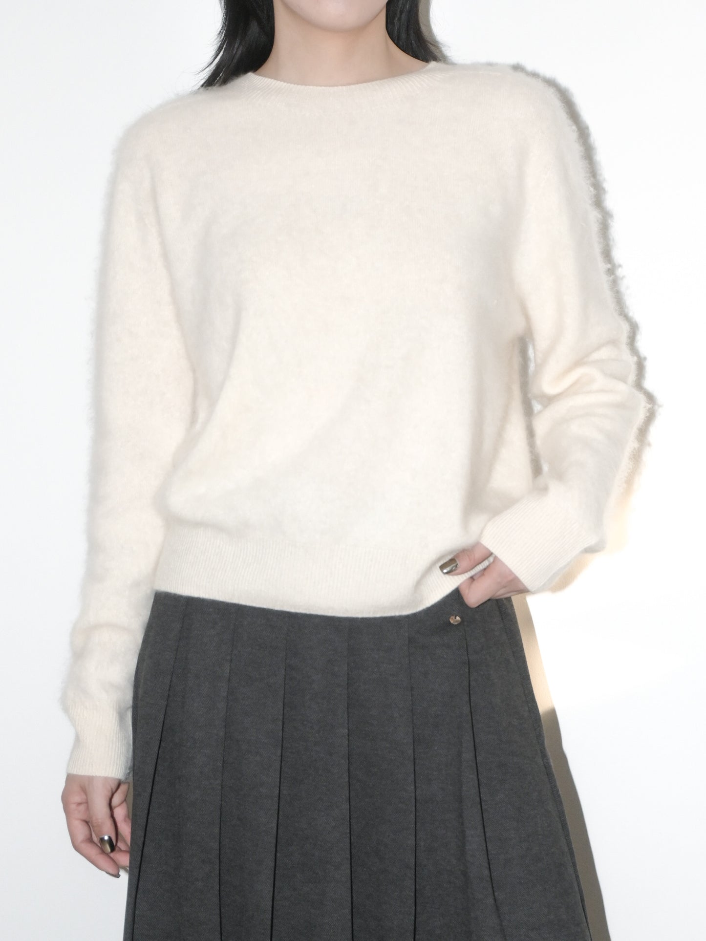 Brushed Cashmere Sweater