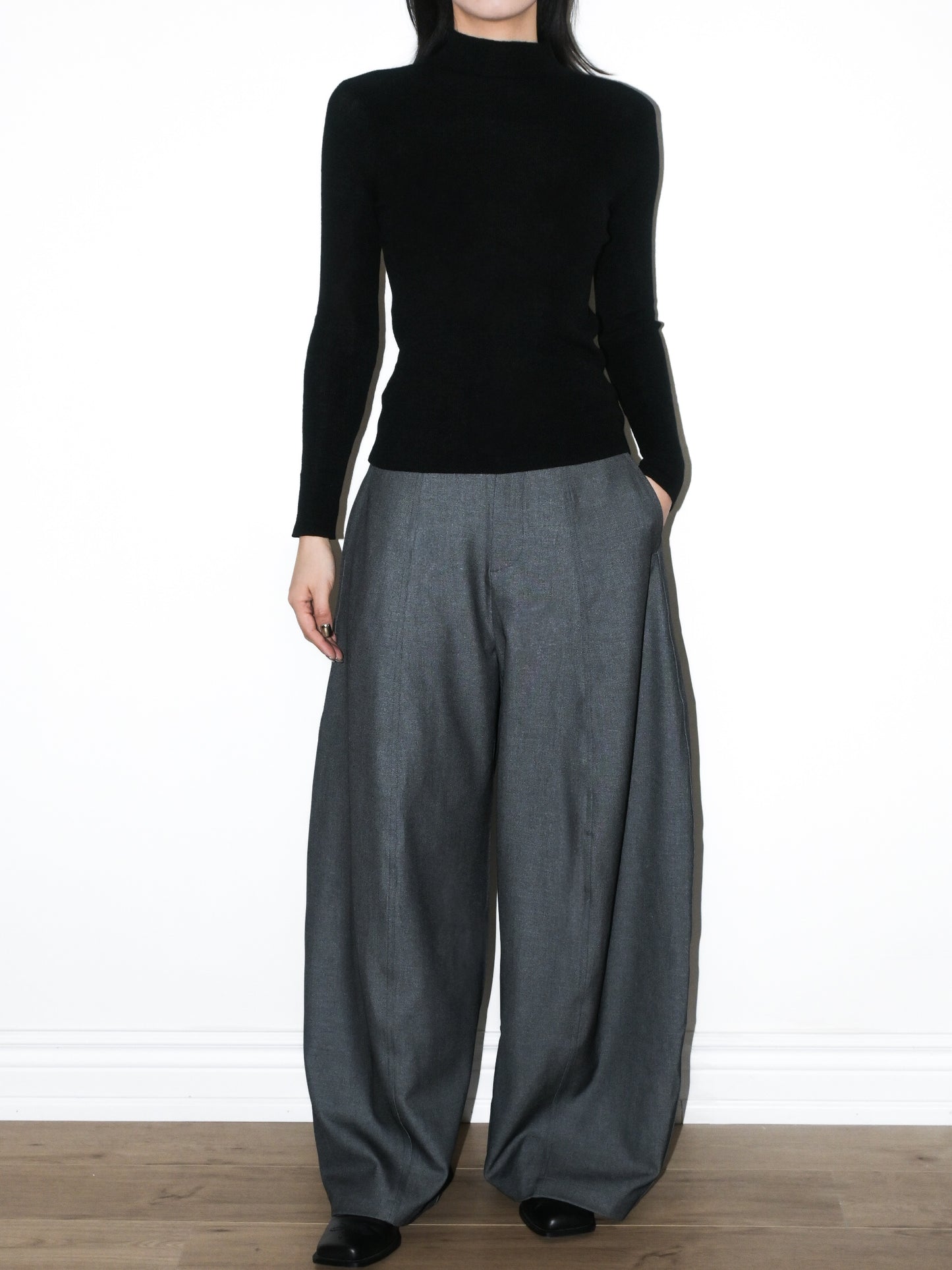 Mockneck Wool Sweater