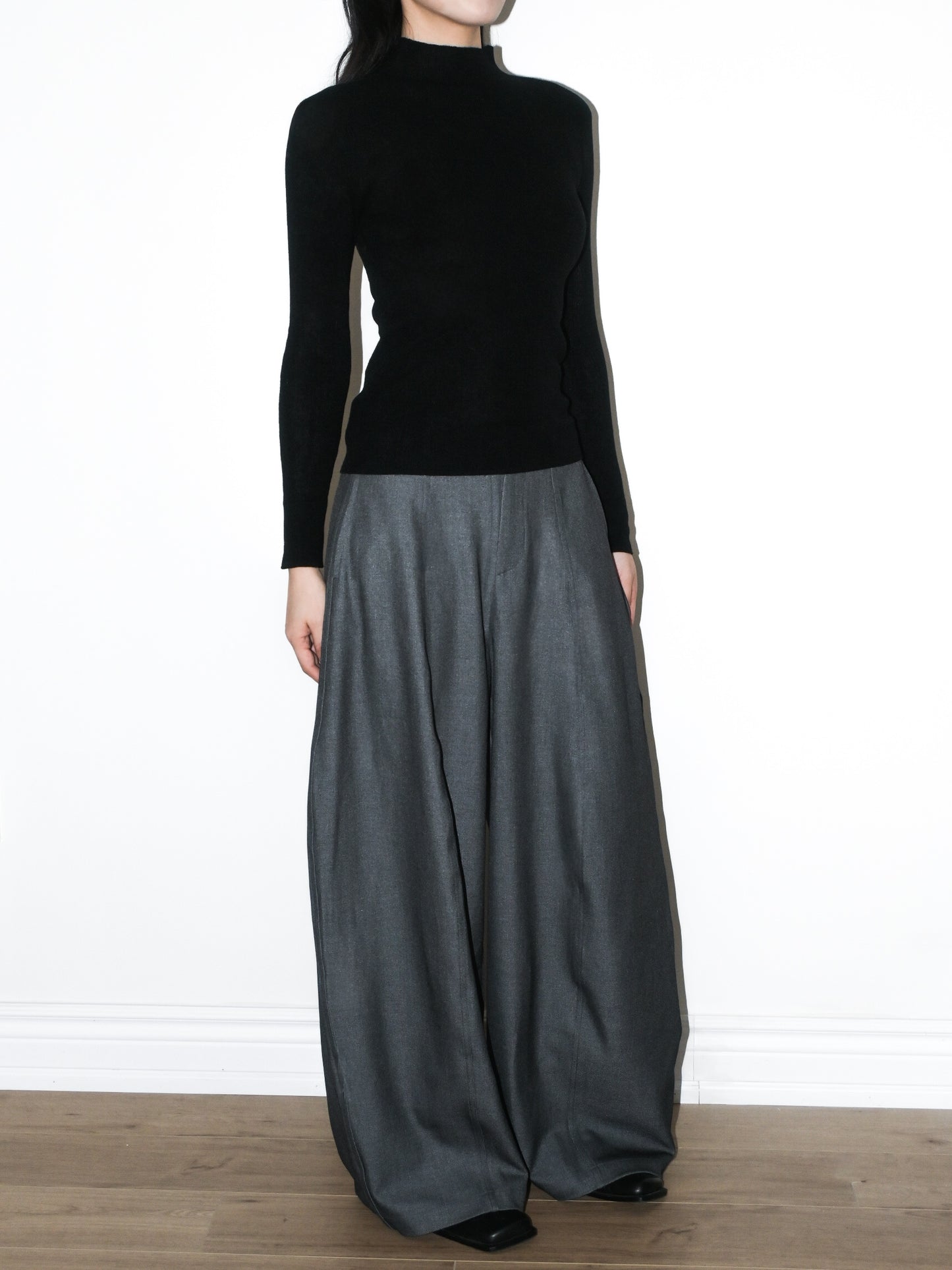 Mockneck Wool Sweater